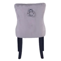 Annabelle Velvet Dining Chairs - Set Of 2 - Grey -Furniture Shop 12838750 2054904215207899