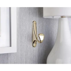 Bull Nose Hook - Polished Brass -Furniture Shop 12839038 1754995166019556