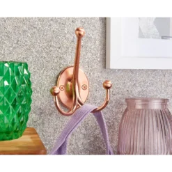 Oval Tri Hook - Brushed Copper -Furniture Shop 12839043 2694995166037052