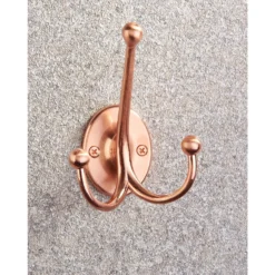Oval Tri Hook - Brushed Copper -Furniture Shop 12839043 6904995165968340