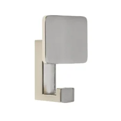 Square Back Hook - Satin Nickel