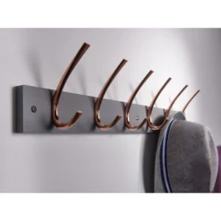 6 Large Rib Copper Hook On Slate Grey Bloc Board -Furniture Shop 12839287 1964845858356478