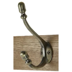 6 Deco Antique Brass Hook On Light Rustic Board 9 6 Deco Antique Brass Hook On Light Rustic Board -Furniture Shop 12839317 1724847724879984
