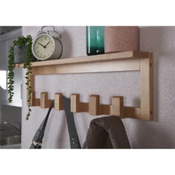 6 Beech Hook Shelf Combo -Furniture Shop 12839411 1064833203415501