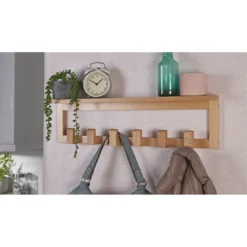6 Beech Hook Shelf Combo -Furniture Shop 12839411 1844833203332011