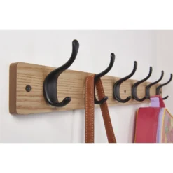 6 Black Modern Hook On Ash Board -Furniture Shop 12839428 1704845860639364