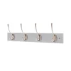 4 Victorian Satin Nickel Hooks On Dove Bloc Board -Furniture Shop 12839448 2104845861301296