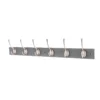 6 Victorian Satin Nickel Hooks On Slate Grey Bloc Board -Furniture Shop 12839545 7164845862039098