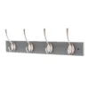 4 Victorian Satin Nickel Hooks On Slate Grey Bloc Board 1 4 Victorian Satin Nickel Hooks On Slate Grey Bloc Board -Furniture Shop 12839547 1354845861908277