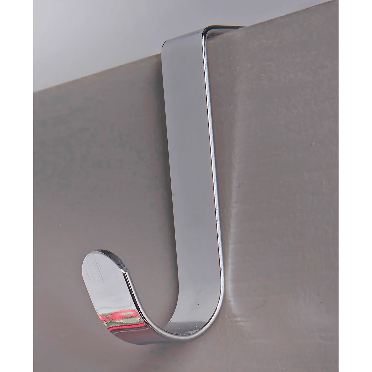 None Budget Over The Door Hooks - Polished Chrome - 3 Pack 5 None Budget Over The Door Hooks - Polished Chrome - 3 Pack - Image 3