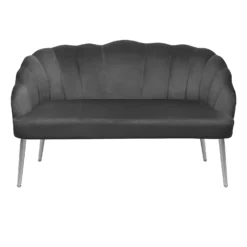 Sophia Scallop Occasional Sofa - Grey -Furniture Shop 12840470 1384862235640740