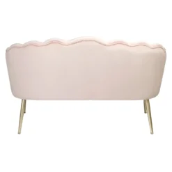 Sophia Scallop Occasional Sofa - Blush 11 Sophia Scallop Occasional Sofa - Blush -Furniture Shop 12840480 1374862164813305
