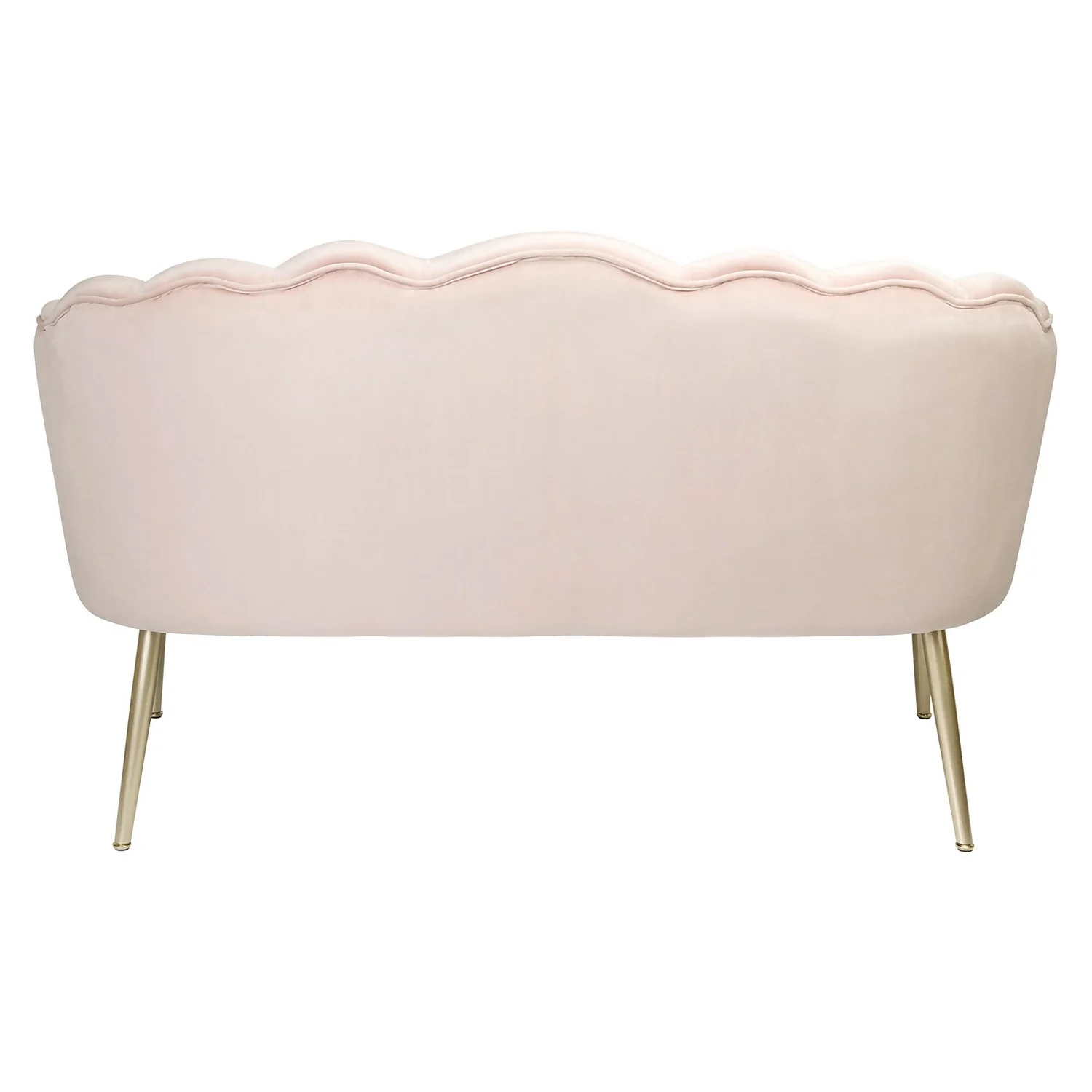 Sophia Scallop Occasional Sofa - Blush 6 Sophia Scallop Occasional Sofa - Blush - Image 4