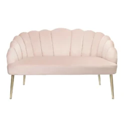 Sophia Scallop Occasional Sofa - Blush 10 Sophia Scallop Occasional Sofa - Blush -Furniture Shop 12840480 1494875398592909