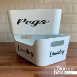 Box Stickers Laundry And Pegs -Furniture Shop 12841737 4424833224558967