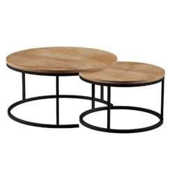 Kubu Coffee Table Nest - Set Of 2