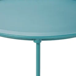 Folding Side Table Dark Teal -Furniture Shop 12879006 1594888469603364