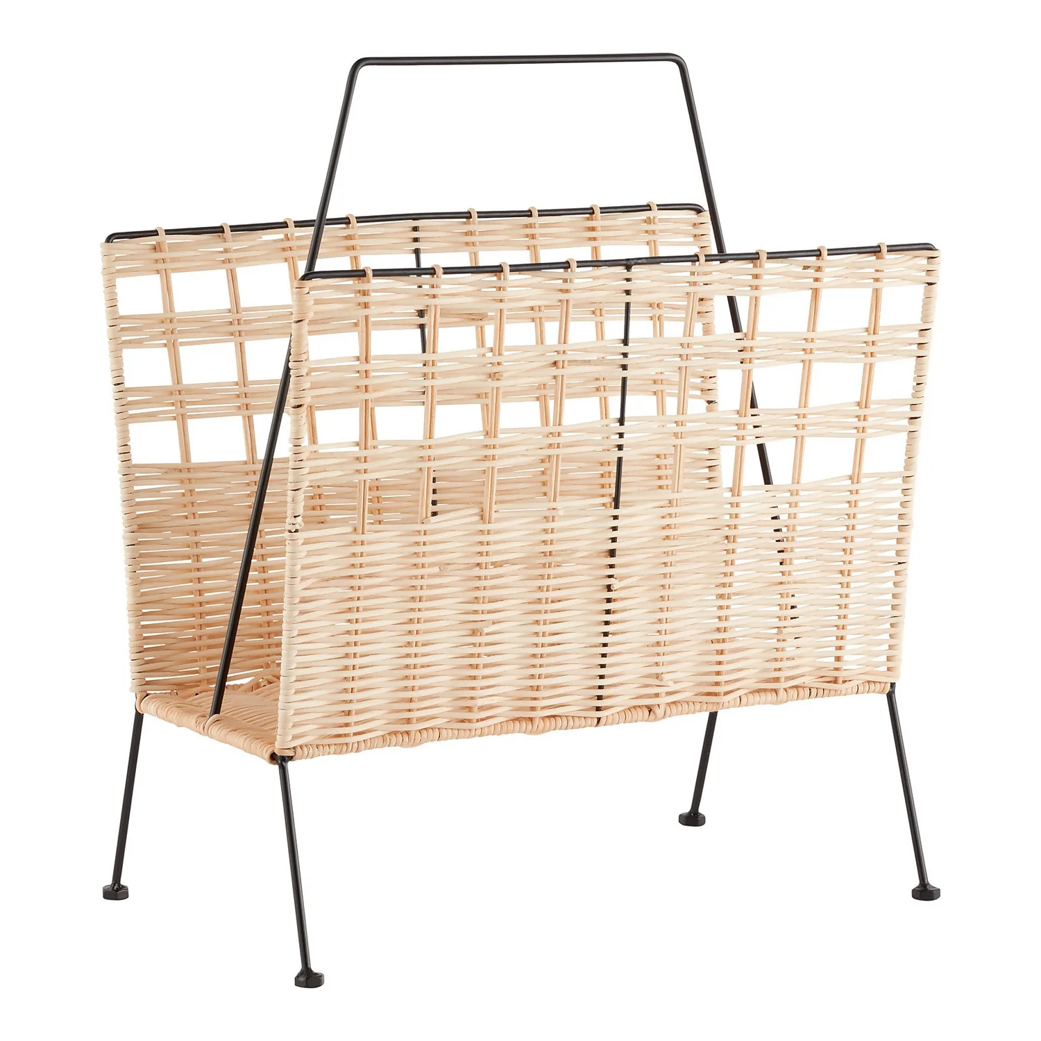 None Wicker Magazine Rack 3 None Wicker Magazine Rack