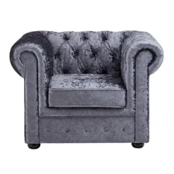 Chesterfield Crushed Velvet Armchair - Petrol Blue 11 Chesterfield Crushed Velvet Armchair - Petrol Blue -Furniture Shop 12882324 1044843612903908