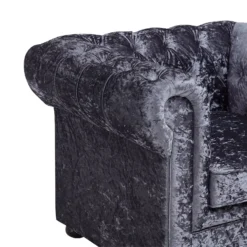 Chesterfield Crushed Velvet Armchair - Petrol Blue 14 Chesterfield Crushed Velvet Armchair - Petrol Blue -Furniture Shop 12882324 4874843612998858