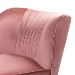 Lara Luxury Velvet Chaise Longue - Rose -Furniture Shop 12882857 1504949009867520