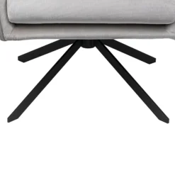 Pia Pleat Swivel Chair - Silver -Furniture Shop 12882871 1334887373193112