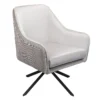 Pia Pleat Swivel Chair - Silver 2 Pia Pleat Swivel Chair - Silver -Furniture Shop 12882871 7524887373032990