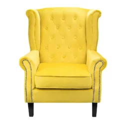 Chester Armchair - Mustard -Furniture Shop 12882875 1654887372870213