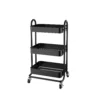 3 Tier Storage Trolley - Black -Furniture Shop 12886053 1764843635380541