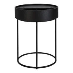 House Beautiful Halo Black Ash Side Table -Furniture Shop 12886103 8364862228058342