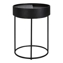 House Beautiful Halo Black Ash Side Table -Furniture Shop 12886103 8714862228013279
