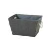 Grey Herringbone Medium Storage Basket -Furniture Shop 12886594 1754857031446474