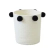 Round Cotton Rope Mono Pom Pom Basket -Furniture Shop 12886598 5764857031547139