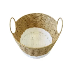 Round Natural White Paper Basket -Furniture Shop 12886612 1664857031767954