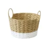 Round Natural White Paper Basket -Furniture Shop 12886612 8834857031704585