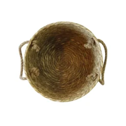 Natural Rush Basket With Rope Handles -Furniture Shop 12886616 2854857031760925