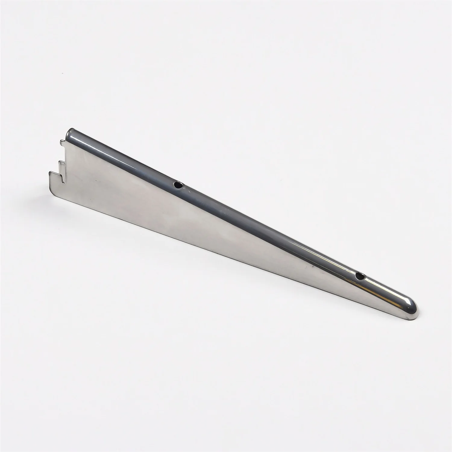 Twin Slot Shelving Kit - 1219mm Krome Twinslot And 120mm Brackets - Chrome Effect 4 Twin Slot Shelving Kit - 1219mm Krome Twinslot And 120mm Brackets - Chrome Effect - Image 2