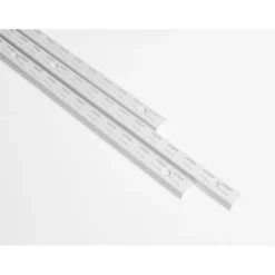 Anti-bacterial Twin Slot Shelving Kit - 1600mm White Twinslot And 120mm Brackets - White