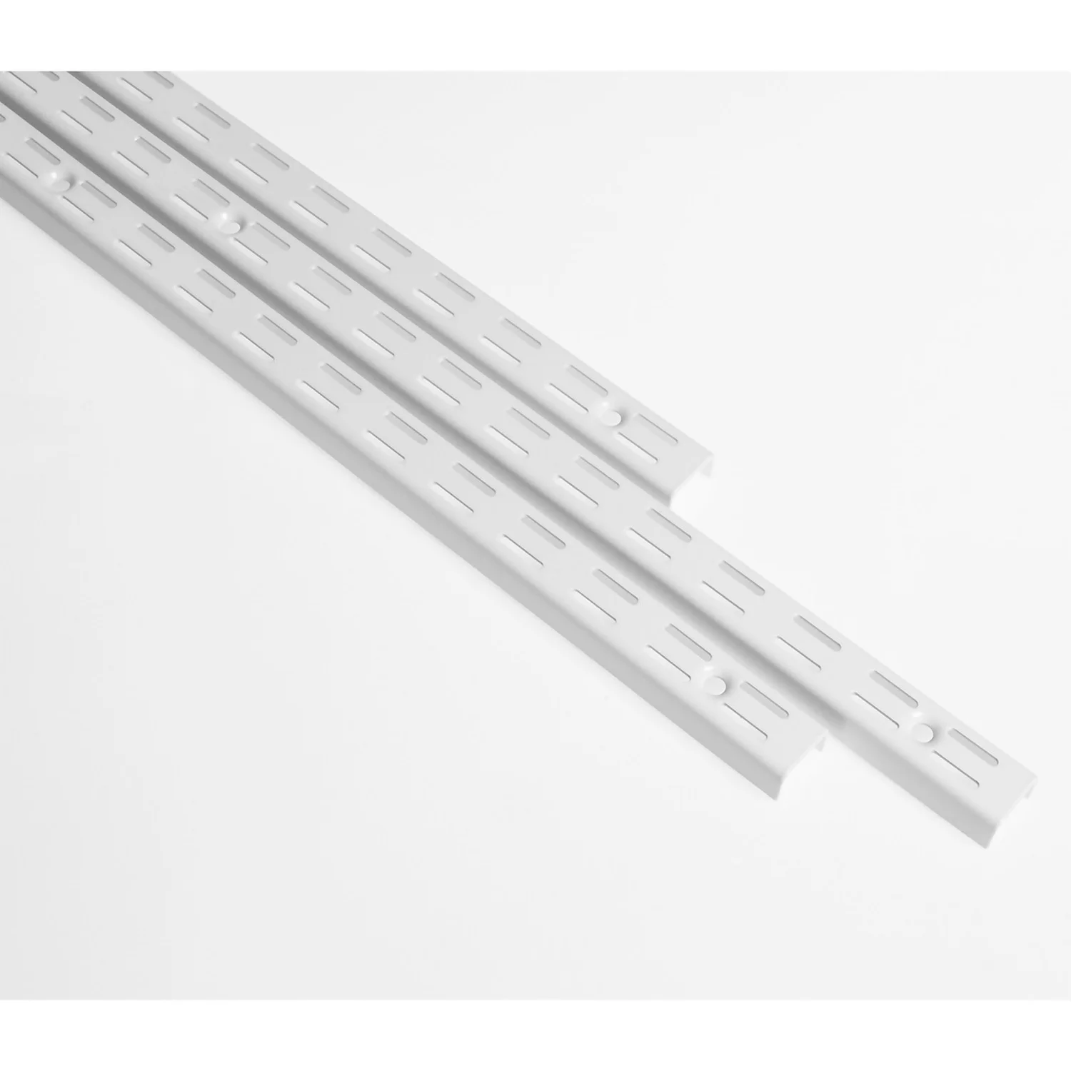Anti-bacterial Twin Slot Shelving Kit - 1981mm White Twinslot And 320mm Brackets - White 4 Anti-bacterial Twin Slot Shelving Kit - 1981mm White Twinslot And 320mm Brackets - White - Image 2