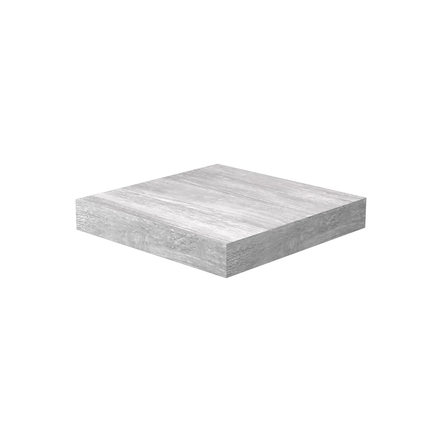 Flexi Storage Decorative Shelving Floating Shelf Grey Oak 250x38x250mm 3 Flexi Storage Decorative Shelving Floating Shelf Grey Oak 250x38x250mm