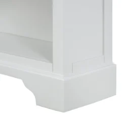 Westcott Oak Painted Low Open Bookcase -Furniture Shop 12914130 1234938893685333