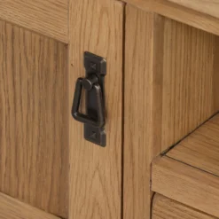 Hocombe Corner TV Stand - Oak -Furniture Shop 12914671 2114933242018342