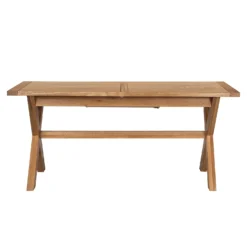 Hocombe 8-10 Seat Extending Dining Table - Oak -Furniture Shop 12914673 1314933242353265