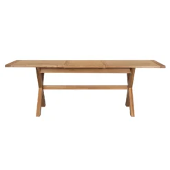 Hocombe 8-10 Seat Extending Dining Table - Oak -Furniture Shop 12914673 6174933242480396