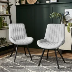 Dalston Dining Chair - Set Of 2 - Silver 7 Dalston Dining Chair - Set Of 2 - Silver -Furniture Shop 12915457 4834971603882609