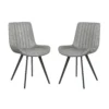 Dalston Dining Chair - Set Of 2 - Silver -Furniture Shop 12915457 9344907617436499