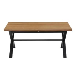 Albury Oak 6-8 Seat Extending Dining Table -Furniture Shop 12916836 9884891994750991