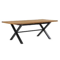 Albury Oak 6-8 Seat Extending Dining Table -Furniture Shop 12916836 9934891994713935