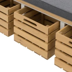 Ashstead Storage Bench - Oak & Ivory -Furniture Shop 12917106 7974897163028906