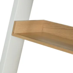 Ashstead Ladder Shelf - Oak & Ivory -Furniture Shop 12917109 1114897162052424